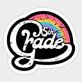 Fifth Grade 5th For Girls, Teacher Sticker